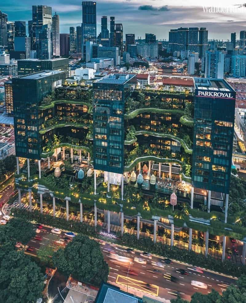 Tạp chí Du lịch Wanderlust Tips Hòa mình vào không gian xanh tại khách sạn Parkroyal on Pickering, Singapore