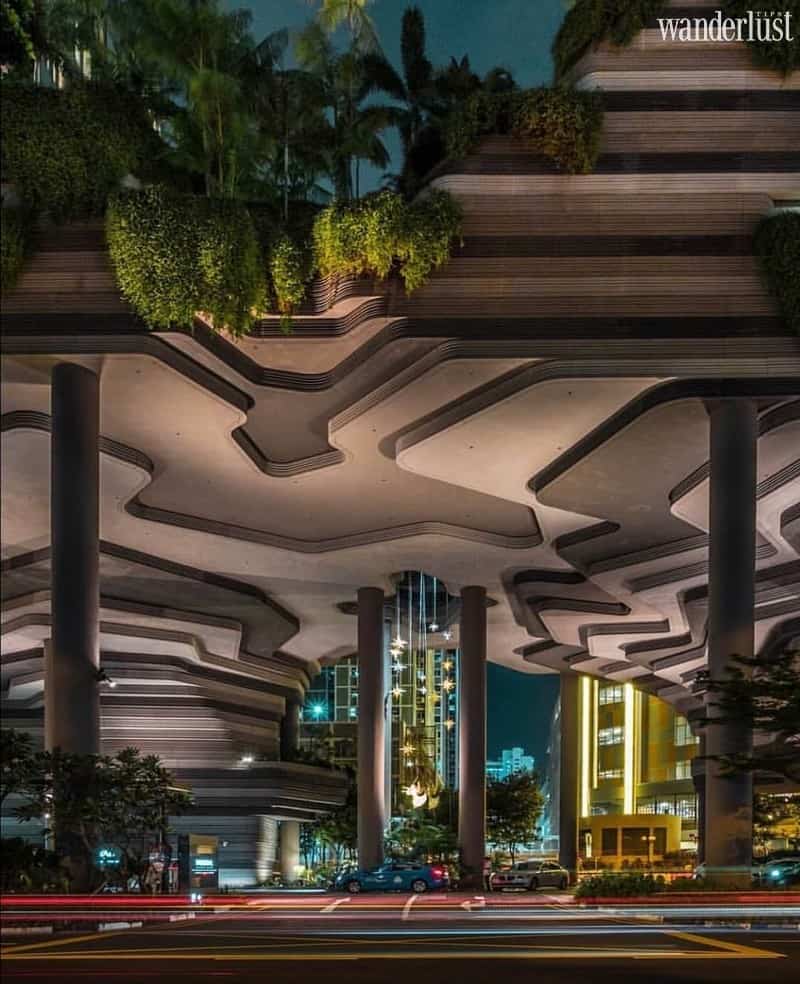 Wanderlust Tips hoa minh vao khong gian xanh tai Parkroyal on Pickering 05