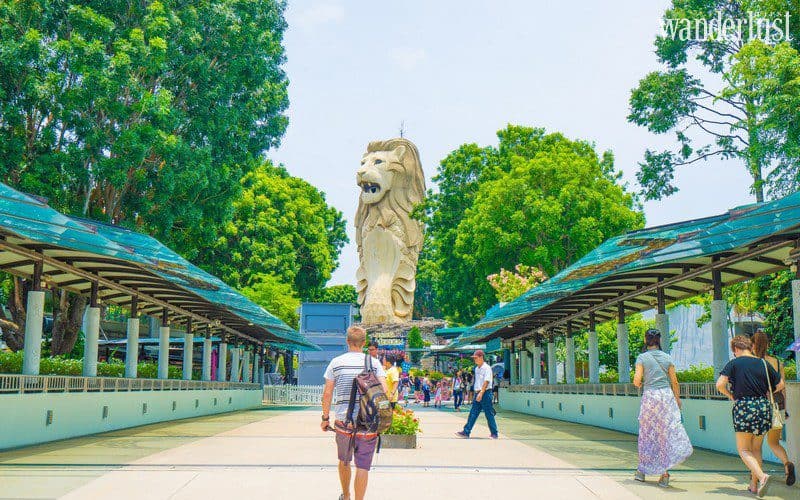 Tạp chí Du lịch Wanderlust Tips Singapore dỡ bỏ bức tượng sư tử biển nổi tiếng