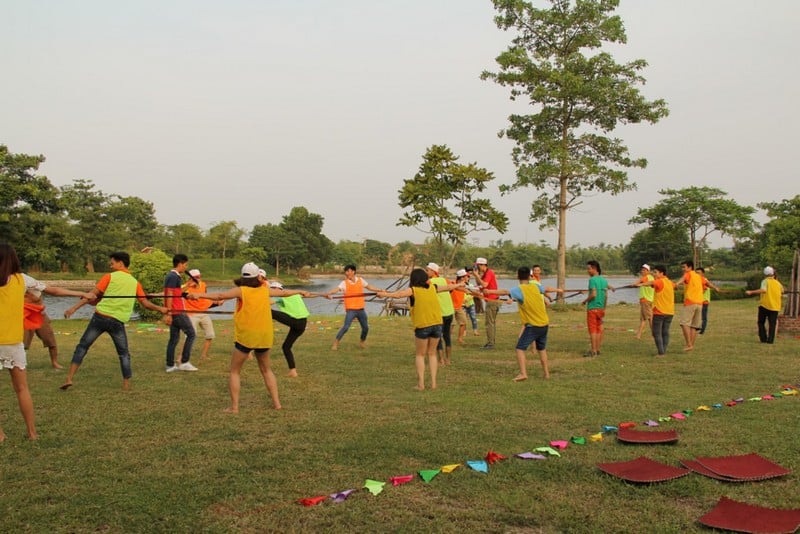 Wanderlust Tips tan huong team building quen loi ve tai Emeralda Resort ninh binh 07