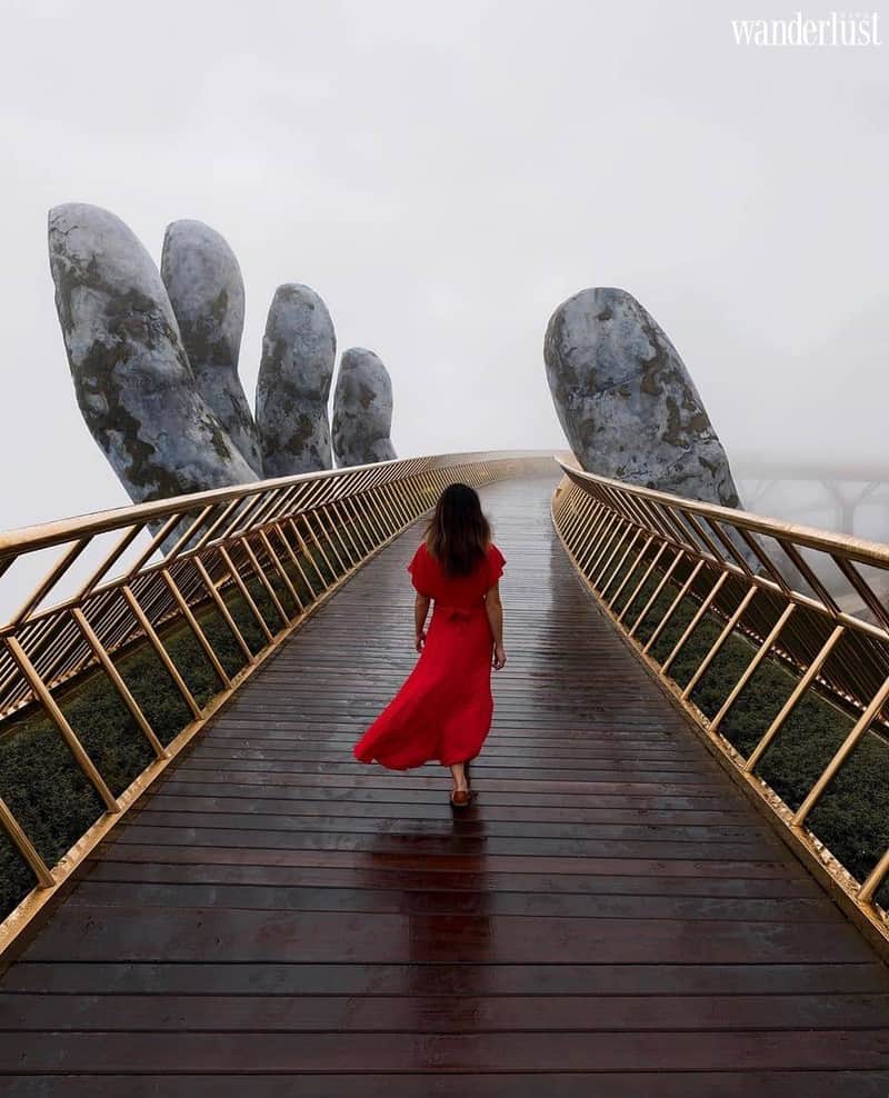 Tạp chí Du lịch Wanderlust Tips | Ngẩn ngơ khung cảnh cầu Vàng, Đà Nẵng đẹp lịm tim 