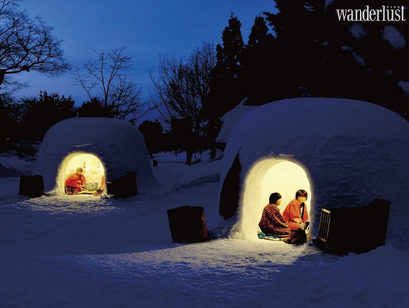 Tạp chí Du lịch Wanderlust Tips Yokote Kamakura: Độc đáo lễ hội nhà tuyết ở Nhật Bản