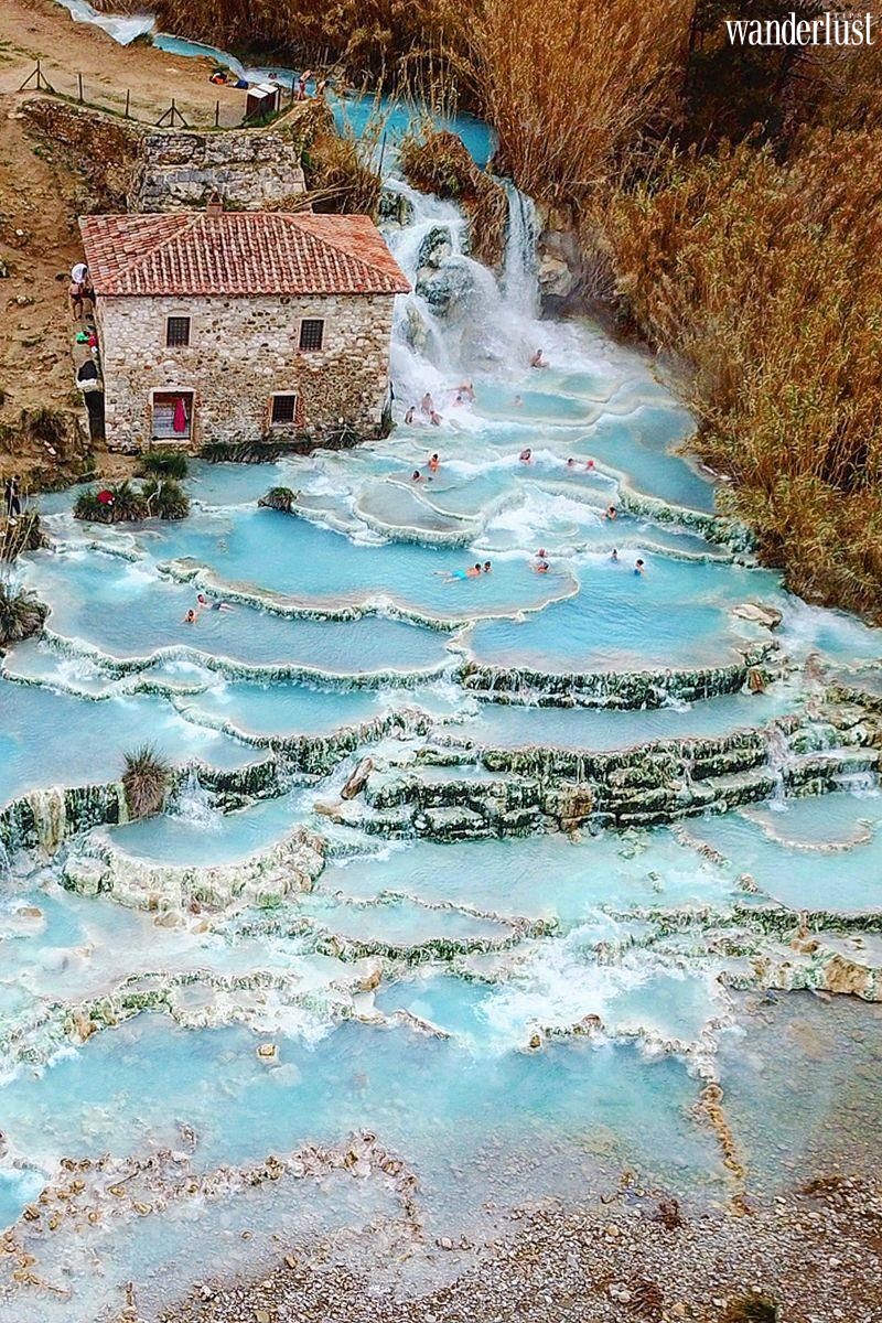 Cascate Del Mulino, suối nước nóng xanh ngọc mơ màng tại Italy 7 Wanderlust tips cascate del mulino suoi nuoc nong xanh ngoc mo mang tai italy 1
