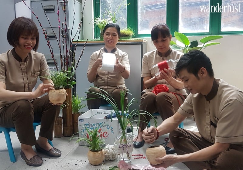 Wanderlust tips khach san fortuna ha noi ra mat chuong trinh su menh xanh green missions 2