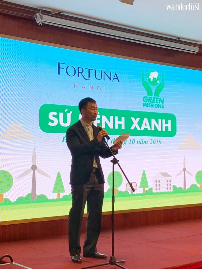 Wanderlust tips khach san fortuna ha noi ra mat chuong trinh su menh xanh green missions 6