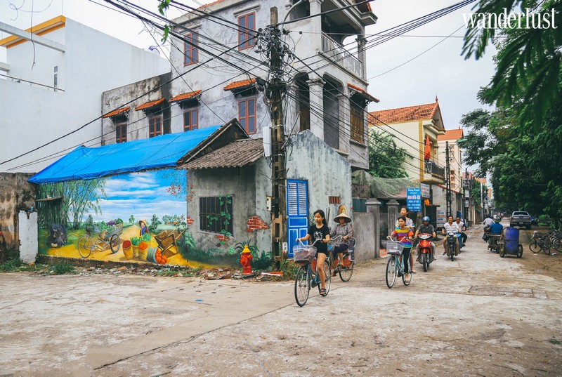 Tạp chí Du lịch Wanderlust Tips | Đến với Chử Xá làng bích họa đầu tiên ở ngoại thành Hà Nội