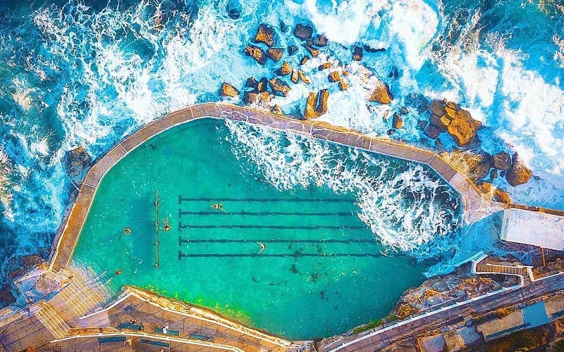 Bronte Baths: Bể bơi hoàn hảo nơi lòng biển Sydney, Úc 5 Wanderlust Tips be boi hoan hao noi long bien ca 09