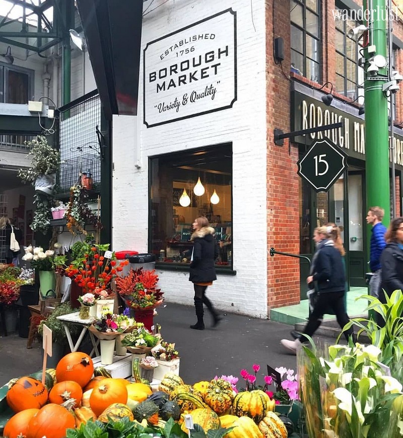 Tạp chí Du lịch Wanderlust Tips Du lịch London đừng quên ghé thăm khu chợ Borough cổ kính