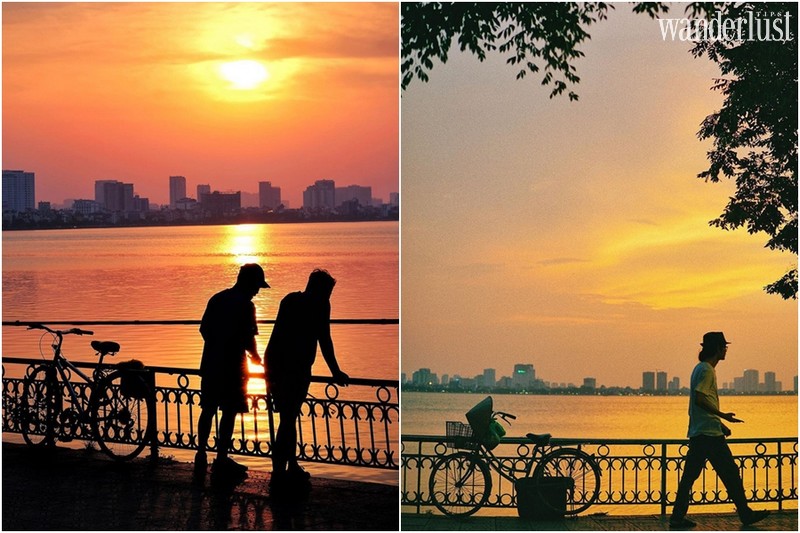 Tạp chí Du lịch Wanderlust Tips | Hà Nội: Hoàng hôn Hồ Tây làm ta say 