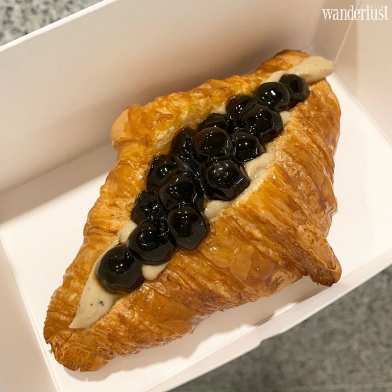 Tạp chí Du lịch Wanderlust Tips | Bánh sừng bò trân châu đen - món ăn lạ "khuấy đảo" giới trẻ Đài Loan