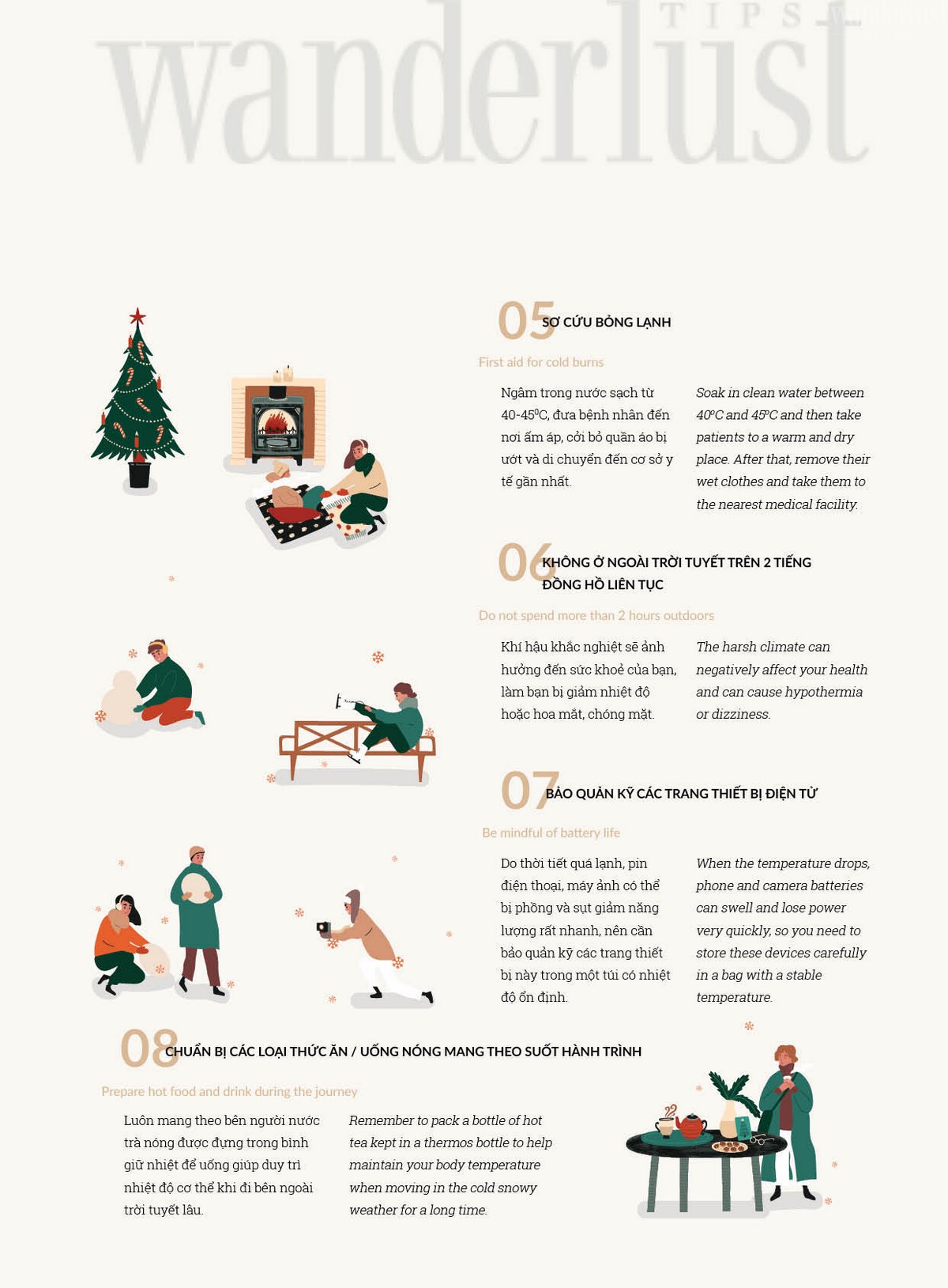 Tạp chí Du lịch Wanderlust Tips | Làm thế nào để có chuyến đi thoải mái ở nhiệt độ -25oC