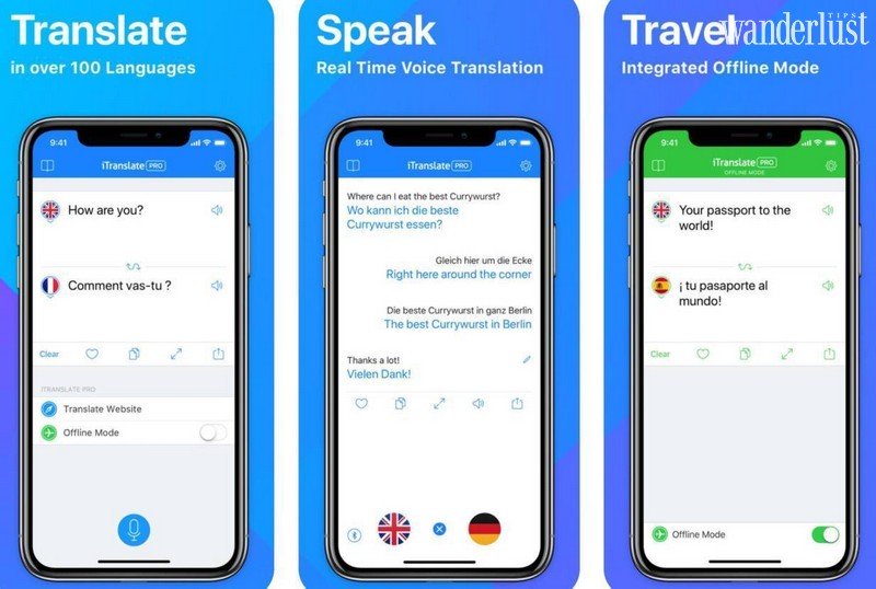 5 ứng dụng dịch thuật thông minh giúp bạn đi du lịch vòng quanh thế giới 5 Tạp chí Du lịch Wanderlust Tips | 5 ứng dụng dịch thuật thông minh giúp bạn đi du lịch vòng quanh thế giới