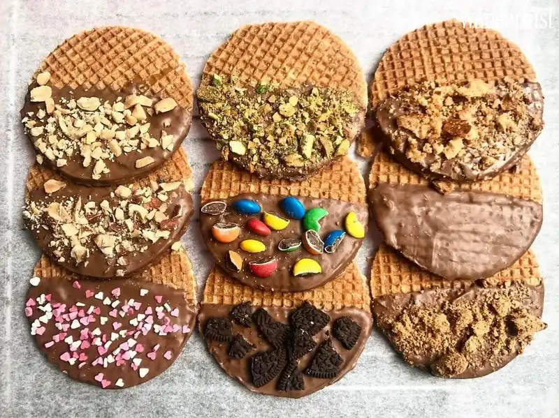 Tạp chí Du lịch Wanderlust Tips | Thích thú với món bánh Stroopwafel sắc màu tại Amsterdam