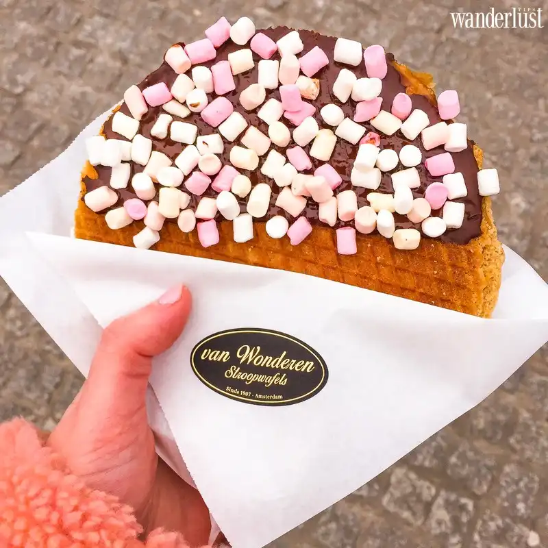 Tạp chí Du lịch Wanderlust Tips | Thích thú với món bánh Stroopwafel sắc màu tại Amsterdam
