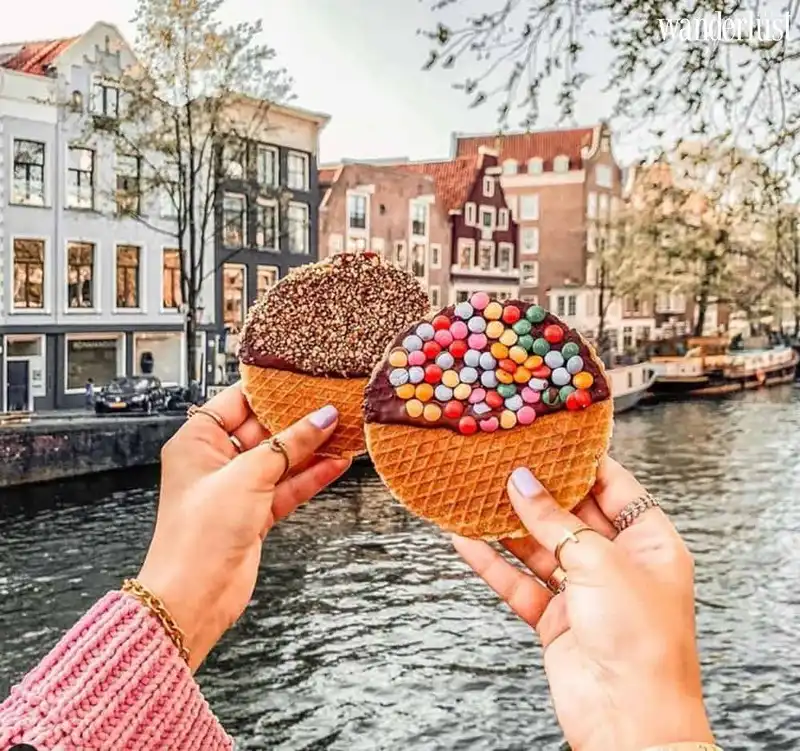 Thích thú với món bánh Stroopwafel sắc màu tại Amsterdam 8 Tạp chí Du lịch Wanderlust Tips | Thích thú với món bánh Stroopwafel sắc màu tại Amsterdam