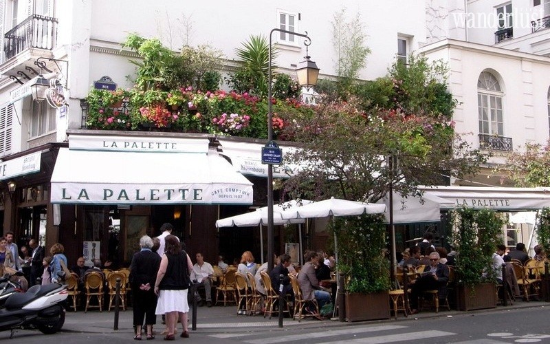 Tạp chí Du lịch Wanderlust Tips | Café La Palette: Quán cà phê lãng mạn bậc nhất Paris