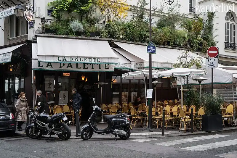 Tạp chí Du lịch Wanderlust Tips | Café La Palette: Quán cà phê lãng mạn bậc nhất Paris