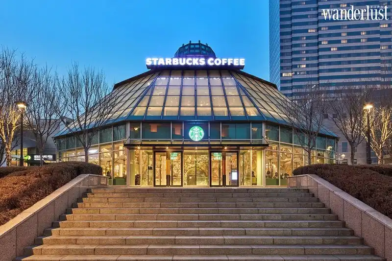 Tạp chí Du lịch Wanderlust Tips | Starbucks Famille Park: Quán cà phê lung linh nhất Hàn Quốc