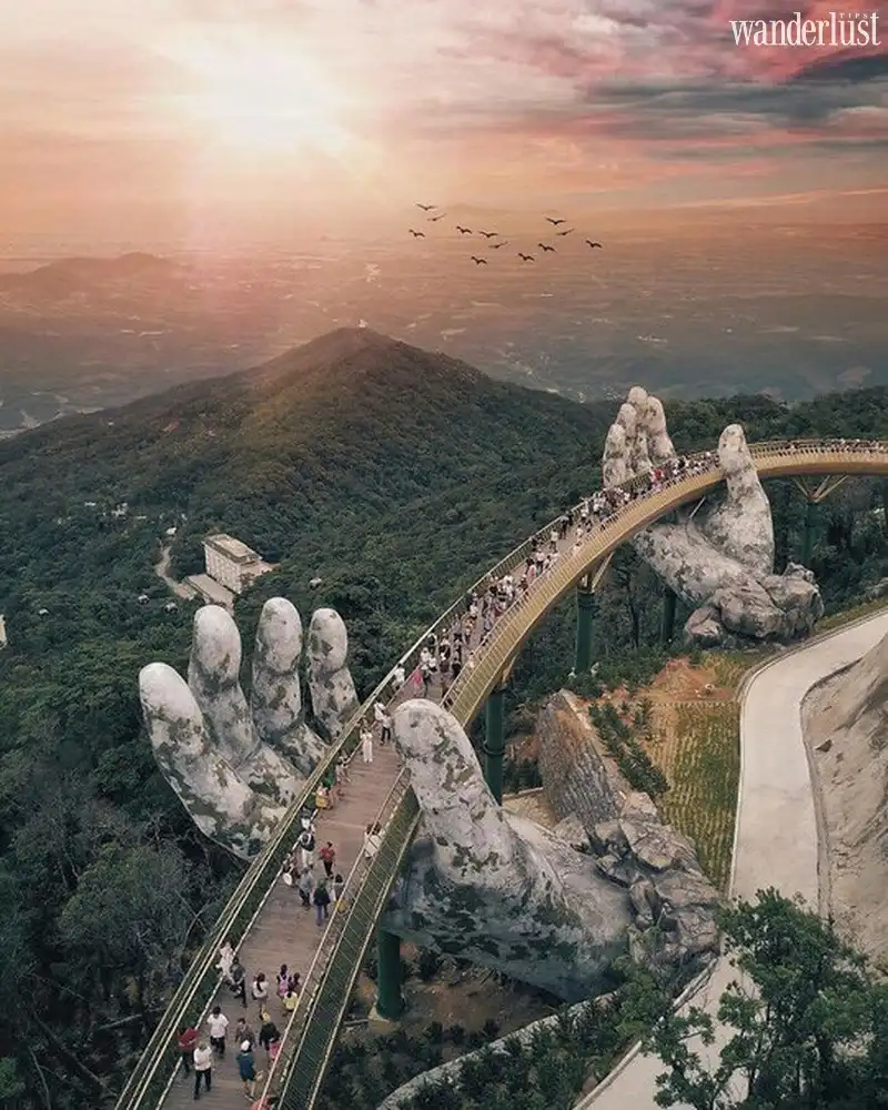 Cầu Vàng, Đà Nẵng lọt top những cây cầu đẹp nhất thế giới 6 Tạp chí Du lịch Wanderlust Tips | Cầu Vàng, Đà Nẵng lọt top những cây cầu đẹp nhất thế giới
