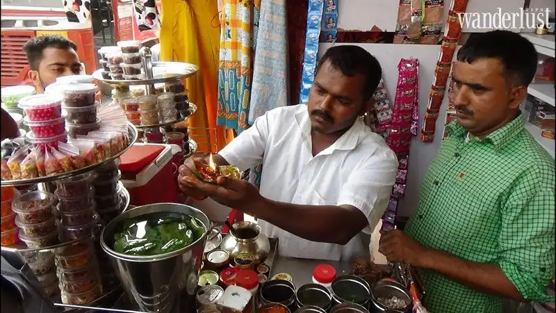 Tạp chí Du lịch Wanderlust Tips | Kỳ lạ món trầu lửa truyền thống của người Ấn Độ