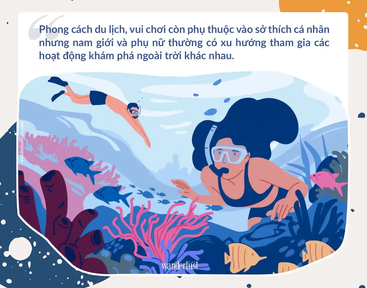 wanderlust tips su khac biet giua nam va nu khi du lich5