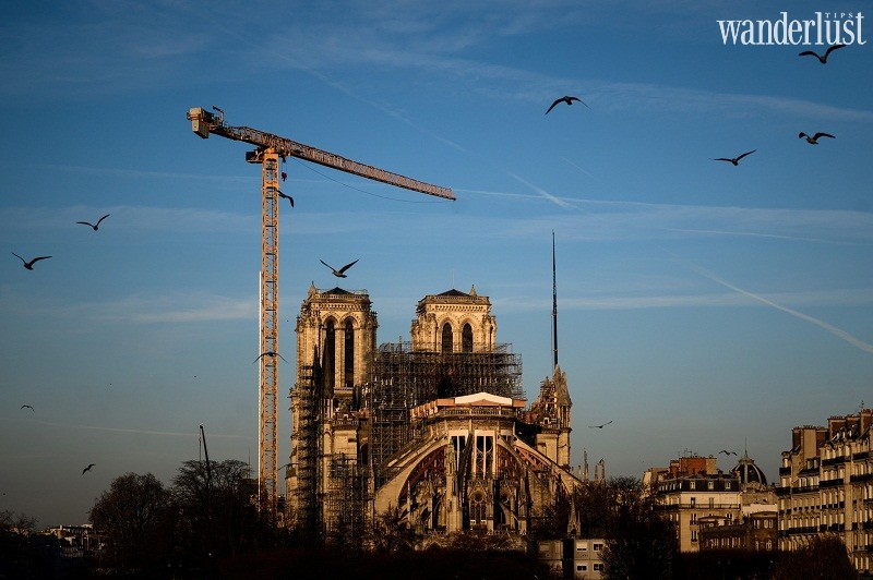 Nhà thờ Đức Bà Paris ngổn ngang giữa đại dịch