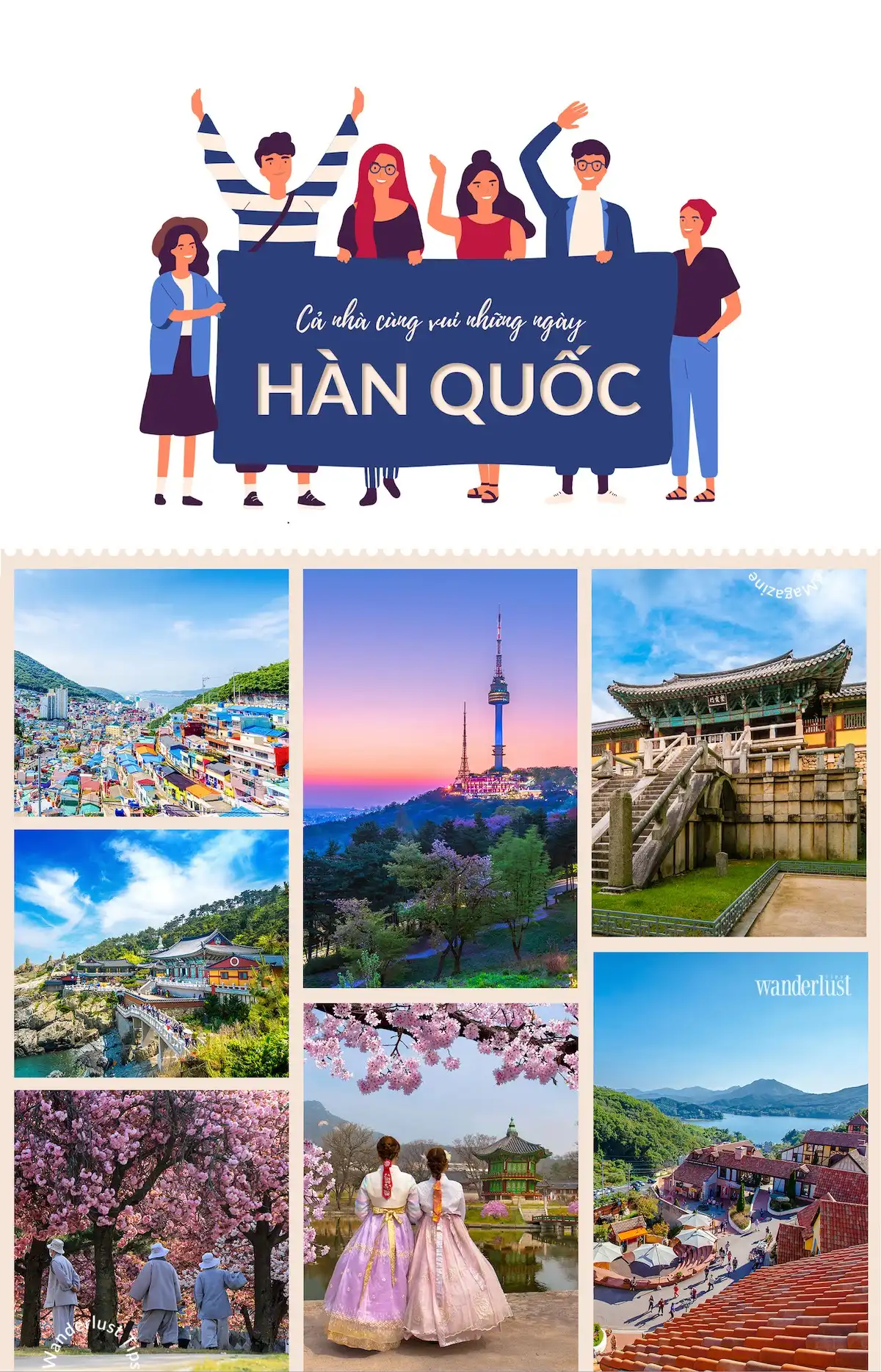Tạp chí Du lịch Wanderlust Tips | Cả nhà cùng vui những ngày Hàn Quốc