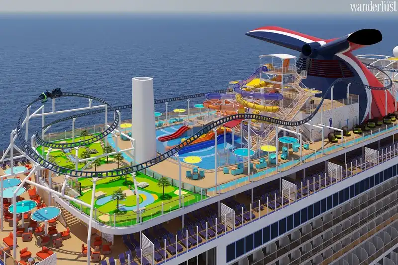 Tạp chí du lịch Wanderlust Tips | Carnival sắp ra mắt tàu lượn siêu tốc trên biển