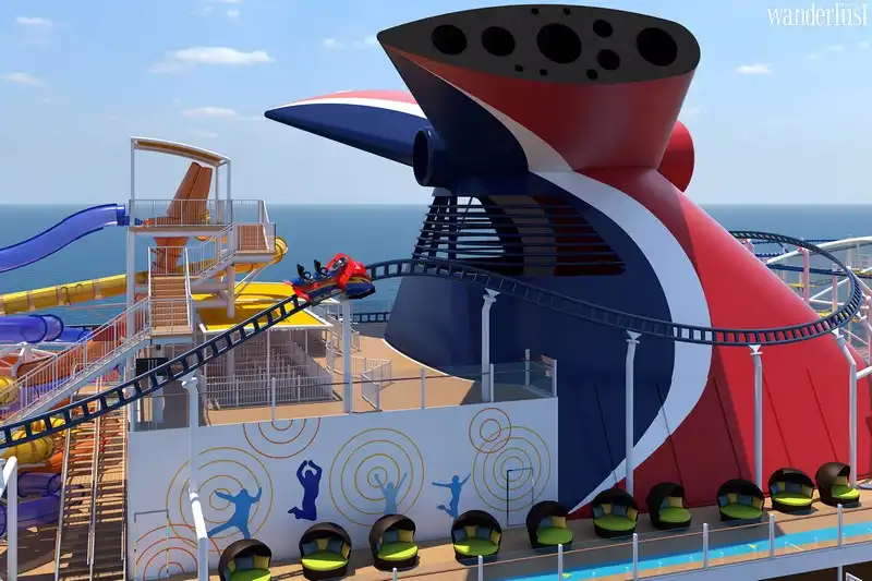 Tạp chí du lịch Wanderlust Tips | Carnival Cruise Line sắp ra mắt tàu lượn siêu tốc trên biển