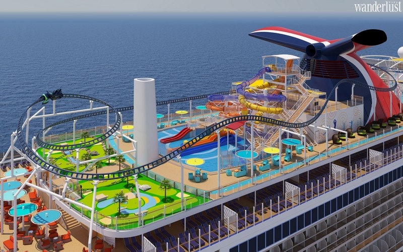 Thú vị tàu lượn siêu tốc trên biển