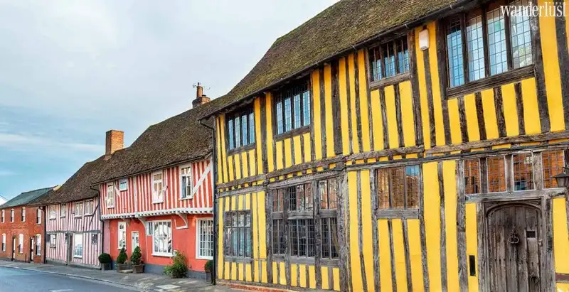 Tạp chí Du lịch Wanderlust Tips | Kỳ lạ ngôi làng Lavenham xiêu vẹo