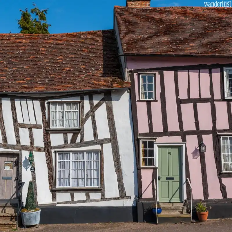 Tạp chí Du lịch Wanderlust Tips | Kỳ lạ ngôi làng Lavenham xiêu vẹo