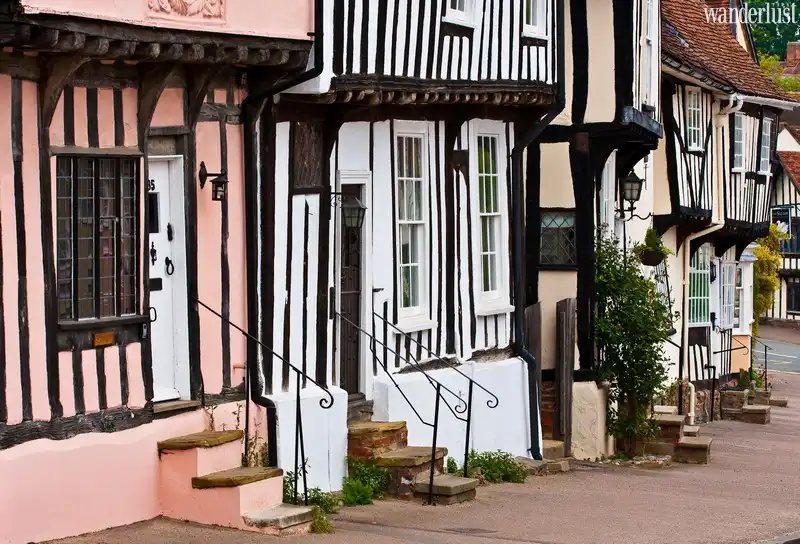 Tạp chí Du lịch Wanderlust Tips | Kỳ lạ ngôi làng Lavenham xiêu vẹo