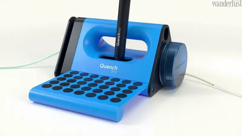 Tạp chí du lịch Wanderlust Tips | Hô biến nước biển thành nước uống với máy lọc QuenchSea