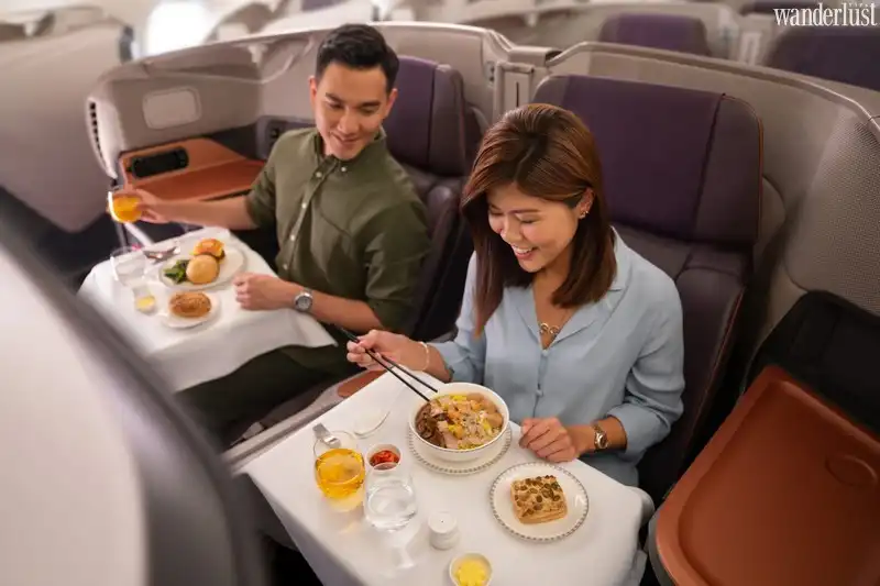 Tạp chí du lịch Wandelrust Tips | Nhà hàng trên máy bay A380 của Singapore Airlines cháy vé trong 30 phút