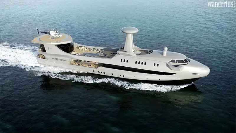 Tạp chí du lịch Wanderlust Tips | Top những thiết kế siêu du thuyền độc đáo nhất thế giới