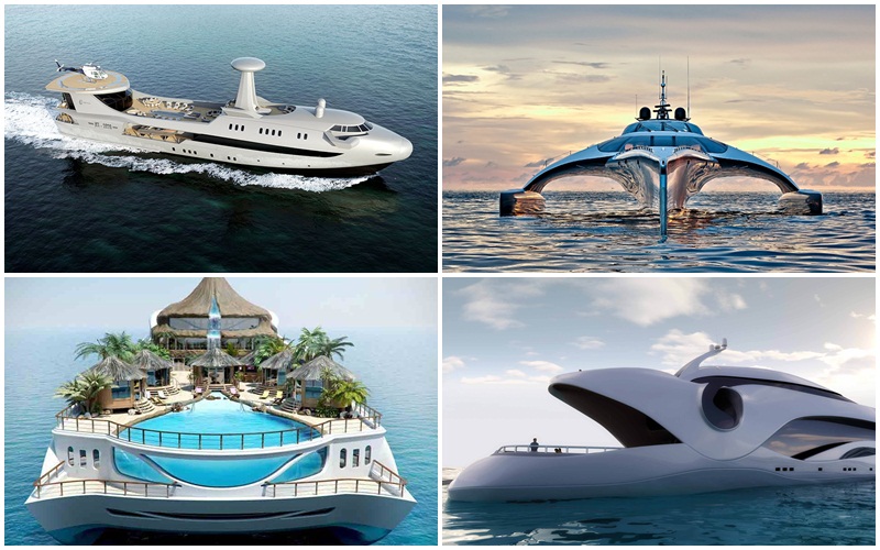 Trầm trồ những du thuyền sang, đẹp, độc nhất thế giới