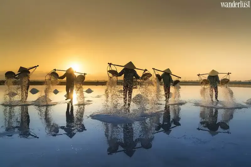 Tạp chí Du lịch Wanderlust Tips | Những cánh đồng muối đẹp ở Việt Nam
