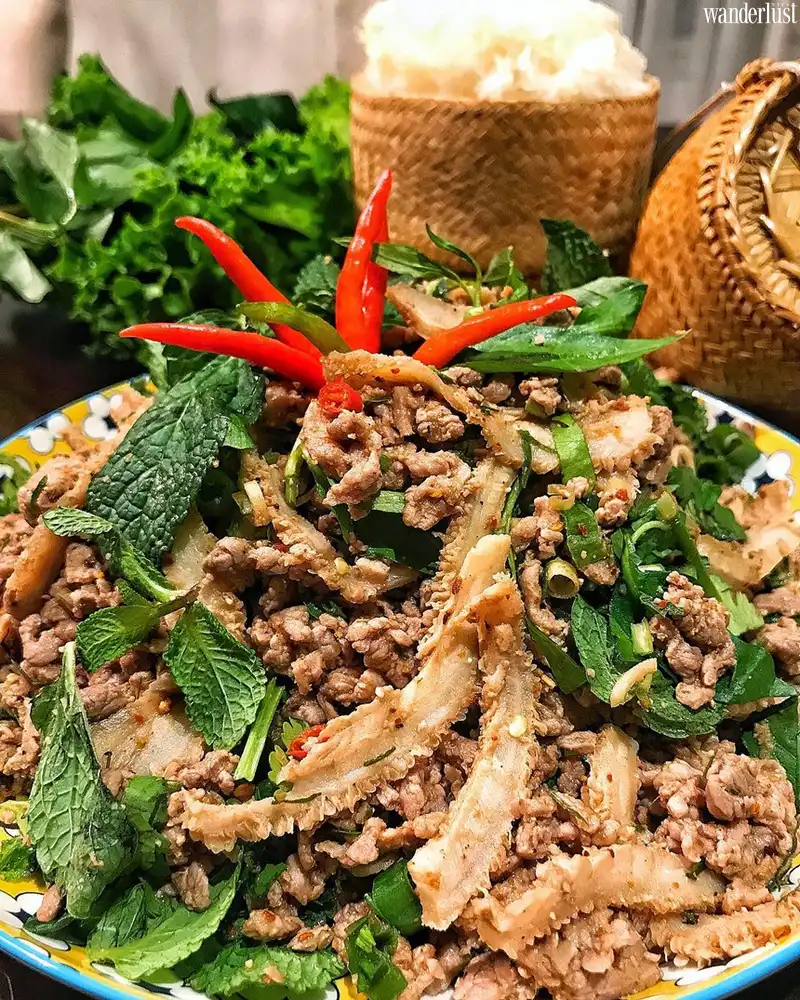 Sức hấp dẫn khó cưỡng từ món lạp của người Lào 7 Tạp chí Du lịch Wanderlust Tips | Thức đồ ngon của người Lào: Sức hấp dẫn không thể chối từ