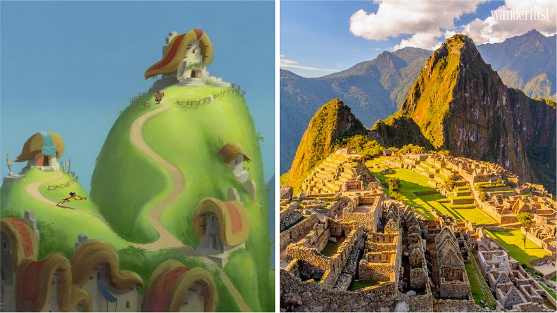 Khi thế giới Disney có thật ngoài đời (Phần 1) 12 Tạp chí Du lịch Wanderlust Tips | Du lịch tới những điểm đến trong phim hoạt hình
