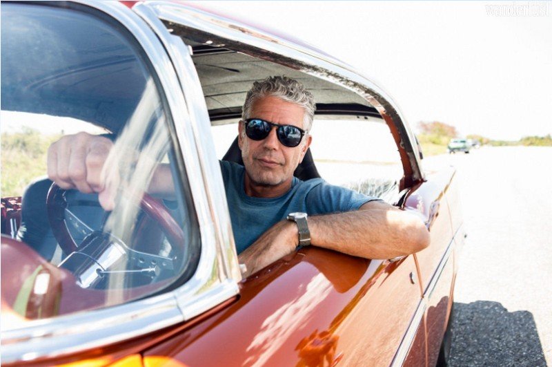 Tạp chí Du lịch Wanderlust Tips | Đầu bếp Anthony Bourdain nổi tiếng viết sách truyền cảm hứng du lịch
