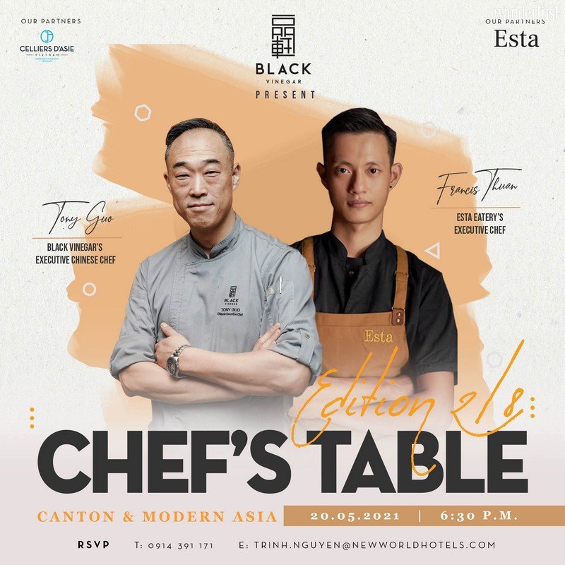 Tạp chí Du lịch Wanderlust Tips | New World Sài Gòn giới thiệu Chef's Table: Bàn tiệc của hai bếp trưởng