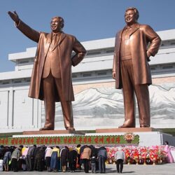 640px The statues of Kim Il Sung and Kim Jong Il on Mansu Hill in Pyongyang april 2012 2