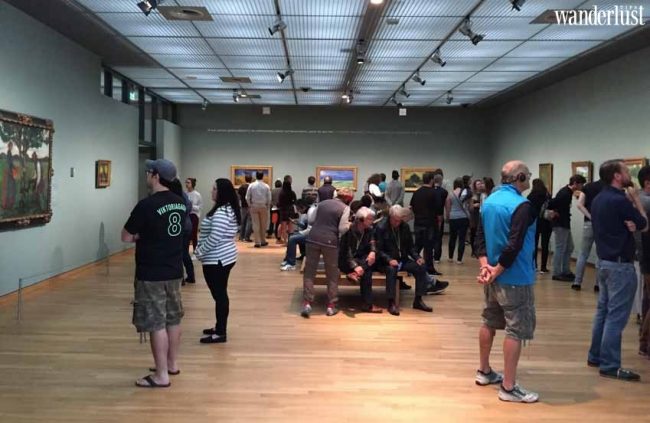 Bảo tàng Van Gogh luôn thu hút đông đảo khách du lịch