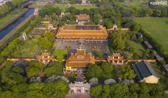Đại Nội Huế - công trình có giá trị văn hóa lịch sử bậc nhất ở Huế.