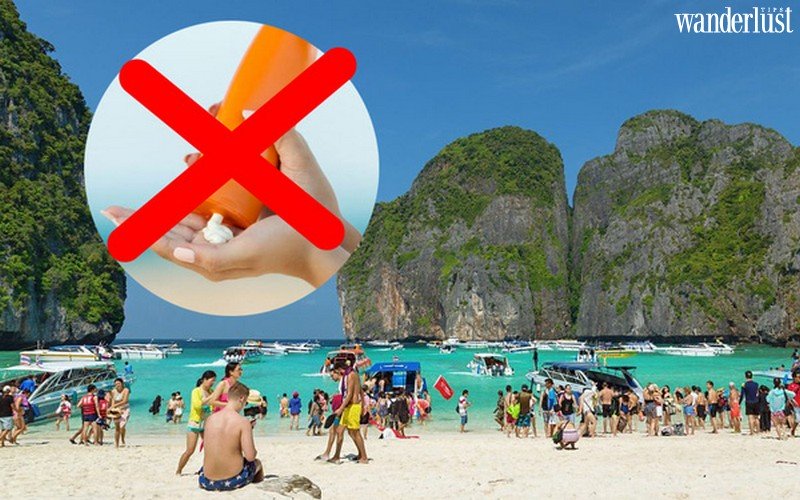 Thái Lan cấm khách du lịch sử dụng kem chống nắng khi đi biển