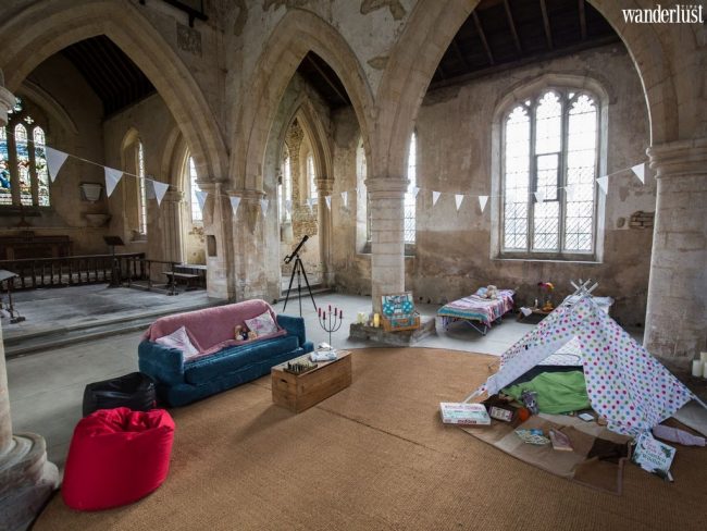 Champing: Trải nghiệm rùng rơn qua đêm tại nhà thờ bỏ hoang ở Anh 5 Champing: trải nghiệm có 1-0-2 qua đêm tại nhà thờ bỏ hoang ở Anh - Wanderlust Tips