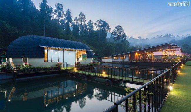 Độc đáo khách sạn con nhộng nằm giữa hồ ở Thái Lan 13 vs