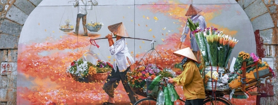 Nhớ thu Hà Nội trên những gánh hàng hoa 5 dang me va nhung ganh hang rong di cung nam thang 150242