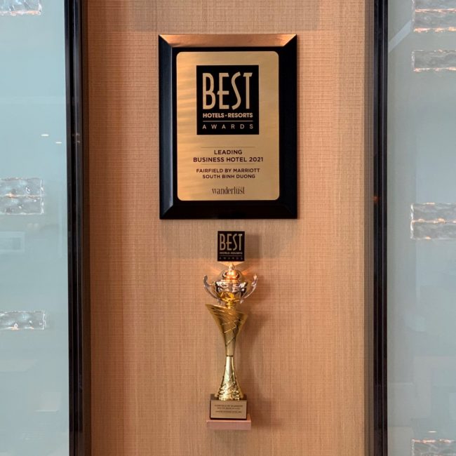 Khách sạn Fairfield by Marriott South Binh Duong giành chiến thắng tại giải thưởng Best Hotels – Resorts Awards 2021 6 2